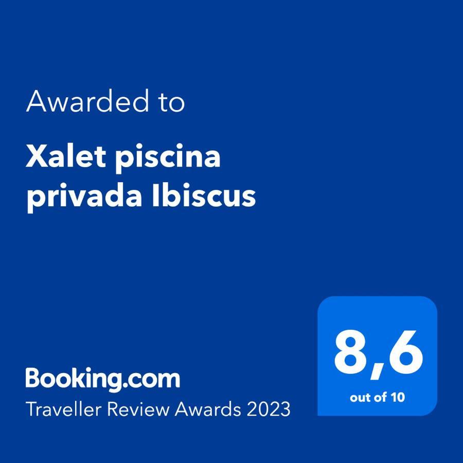 拉梅特拉·德·玛尔Xalet Piscina Privada Ibiscus别墅 外观 照片